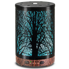 JOYOLO difusor frontal metálico con patrón árbol mejora la decoración