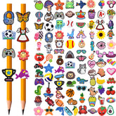 JRONGHE frente del empaque mostrando 100 toppers variados y coloridos