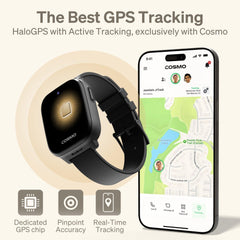 JrTrack en mano para comparar tamaño y ergonomía