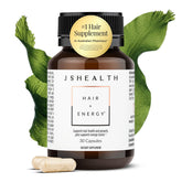 JSHealth envase frontal mostrando etiqueta clara y beneficios visibles