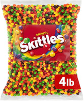 Jumblet ChewySkittles bolsa frontal mostrando 4 lb, ideal para fiestas