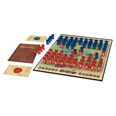 Jumbo Stratego primer plano de fichas preimpresas con detalles claros para identificar rangos
