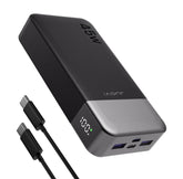 JUOVI power bank frontal mostrando diseño compacto y potencia portátil