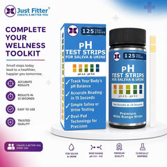 Just Fitter envase opaco cerrado que protege las tiras de luz y humedad