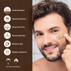 JVR textura con microgránulos de café que exfolian y purifican la piel