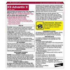 K9 Advantix aplicador abierto listo para uso, facilita administración segura