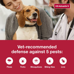 K9 Advantix etiqueta con instrucciones y beneficios veterinarios claros