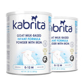 Kabrita lata frontal pack de 2 mostrando envase y beneficios de digestión suave