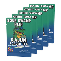 KaJun LOADED TEA polvo textura cercana que muestra mezcla fina y soluble
