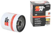 K&N filtro HP-1017 vista frontal, durabilidad y flujo alto