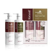 Karseell set frontal de champú y acondicionador mostrando envases y beneficio hidratación