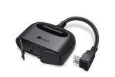 Kasa Smart EP40 front view showing dual outlets and weatherproof housing for outdoor convenience