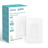Kasa Smart KS240 frontal con placa mostrando control dual y diseño compacto