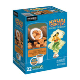 Kauai Coffee vista frontal del paquete mostrando sabor y cantidad