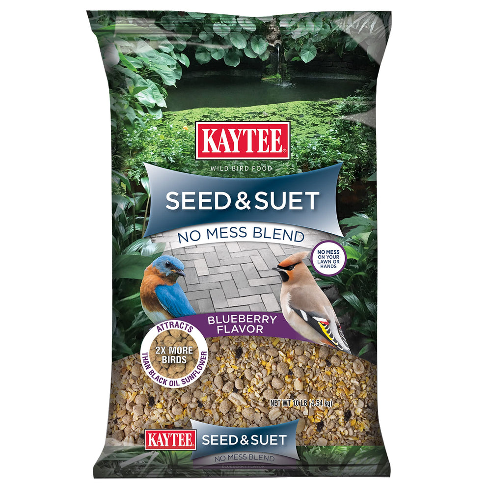 Kaytee empaque frontal mostrando la mezcla y beneficios para alimentar aves