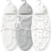 KeaBabies front packaging showing three-piece swaddle set and hat - convenient gifting
