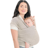 KeaBabies fular empaquetado stone gray, compacto para viaje