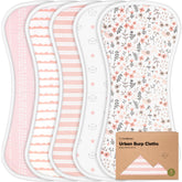 KeaBabies paquete frontal Sweet Charm mostrando 5 paños absorbentes
