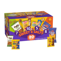 Keebler caja frontal mostrando variedad para elegir snacks fácilmente