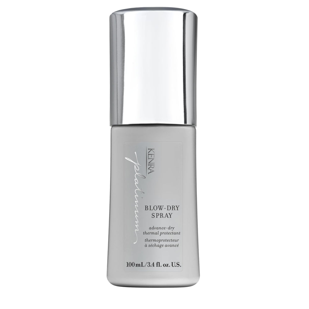 Kenra frasco frontal mostrando diseño y etiqueta, beneficio: identificación rápida