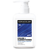 KERACOLOR envase frontal mostrando color azul y diseño, aporta confianza