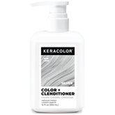 KERACOLOR envase frontal Silver mostrando diseño y beneficio de tono plateado