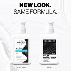 KERACOLOR detalle del envase 12 fl oz con etiqueta clara y uso profesional
