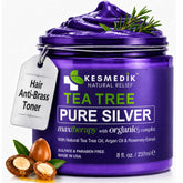 KESMEDIK envase frontal morado mostrando marca y beneficio tonalizante