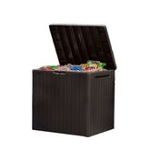 Keter caja City frontal mostrando diseño y ahorro de espacio
