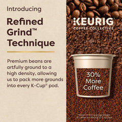 Keurig Coffee Collective textura del molido denso que realza extracción