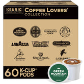 Keurig frontal del pack 60 cápsulas mostrando variedad y comodidad