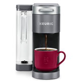 Keurig K-Supreme vista frontal mostrando diseño compacto y portabilidad