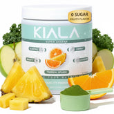 Kiala Nutrition frasco frontal Tropical Splash muestra presentación y conveniencia