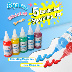 Kiditos textura gel close-up que muestra aspecto suave y elástico
