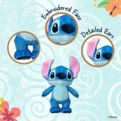 KIDS PREFERRED peluche Stitch en brazos de bebé, ofrece consuelo y compañía