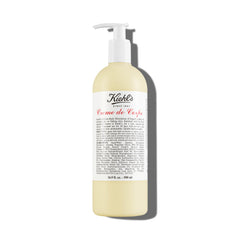 Kiehl's crema corporal frente del envase mostrando tamaño y beneficio hidratante