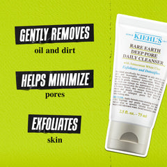 Kiehl's etiqueta con ingredientes clave para comprender beneficios