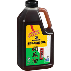 Kikkoman muestra textura dorada del aceite de sésamo tostado y su aroma concentrado