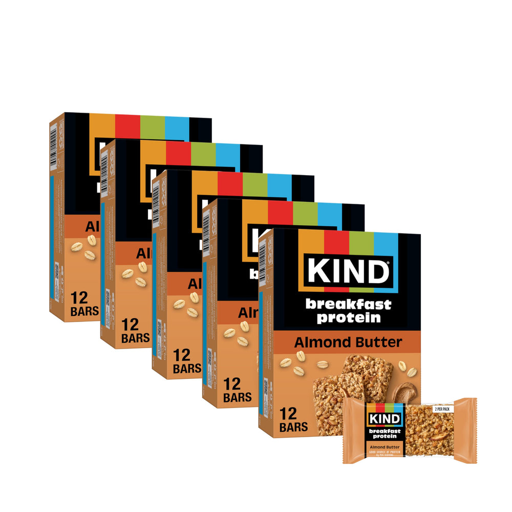 KIND frente del empaque caja de 30 paquetes, conveniencia para desayunos