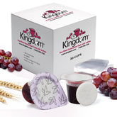 Kingdom vaso de comunión frontal mostrando sello hermético y fácil servicio