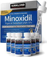 KIRKLAND envase frontal mostrando etiqueta y concentración 5%