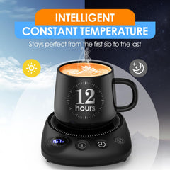 KitchekShop calentador primer plano de controles y temporizador, facilita ajuste de temperatura y tiempo