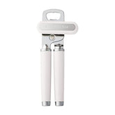 KitchenAid abrelatas frente mostrando mango ergonómico y abridor integrado para comodidad