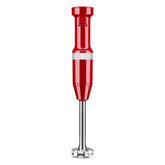 KitchenAid vista frontal Empire Red, diseño compacto y control de velocidad