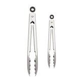 KitchenAid pinzas frontales de acero inoxidable, aspecto duradero y profesional