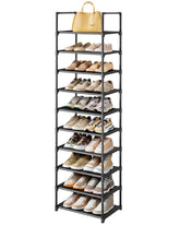 Kitsure vista frontal del zapatero mostrando 10 niveles y orden