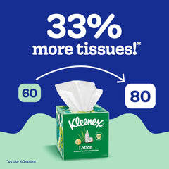 Kleenex pañuelo desplegado mostrando grosor y acabado humectante
