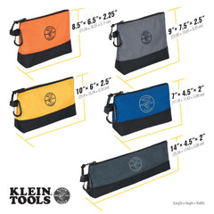 Klein Tools bolsa colgada del cinturón con mosquetón, transporte cómodo