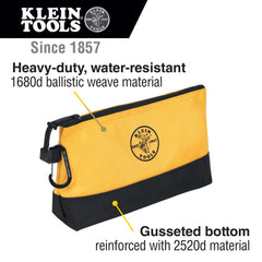 Klein Tools primer plano del fondo reforzado 2520d que previene desgaste