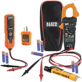 KLEIN TOOLS kit completo CL120VP mostrando todos los componentes y beneficio de organización